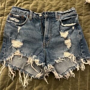 Abercrombie Jean shorts size 28 6 curve love